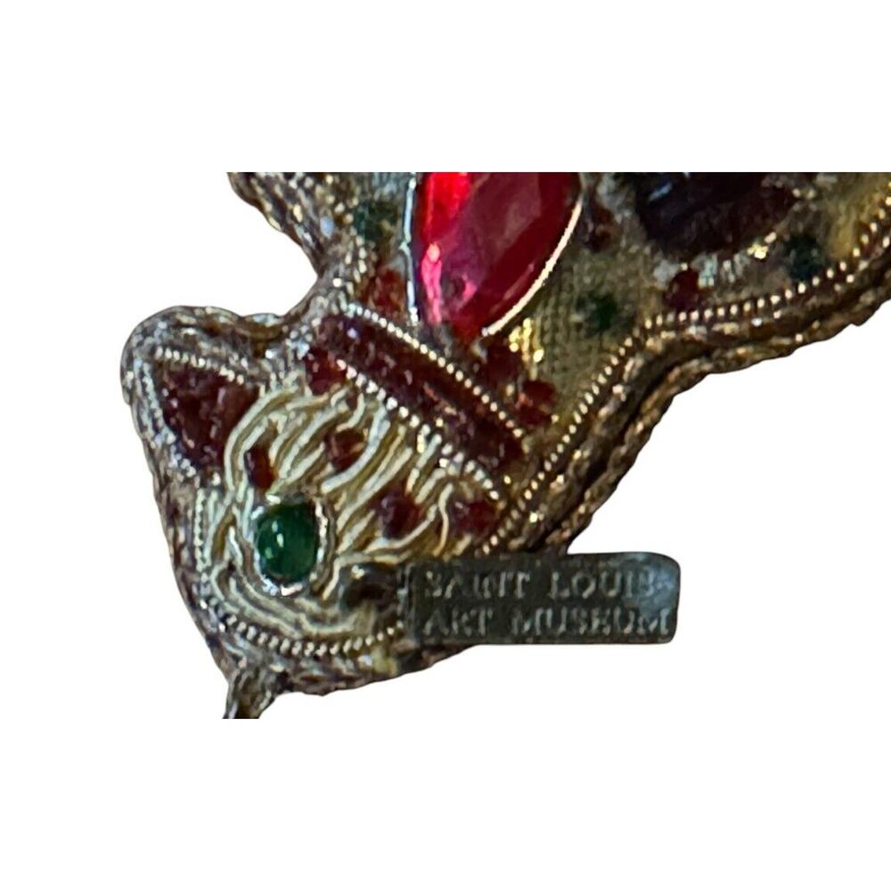St. Louis Art Museum VTG Bird Christmas Holiday Tree Ornament Artist Missouri - Picture 4 of 5